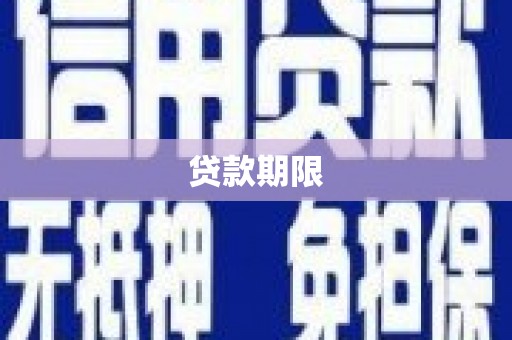 进贤贷款期限