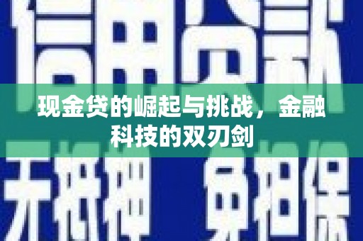进贤现金贷的崛起与挑战，金融科技的双刃剑
