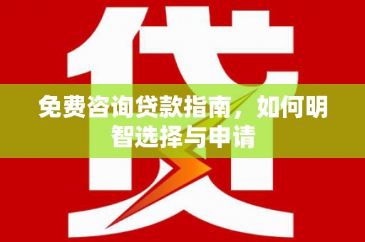 进贤免费咨询贷款指南，如何明智选择与申请