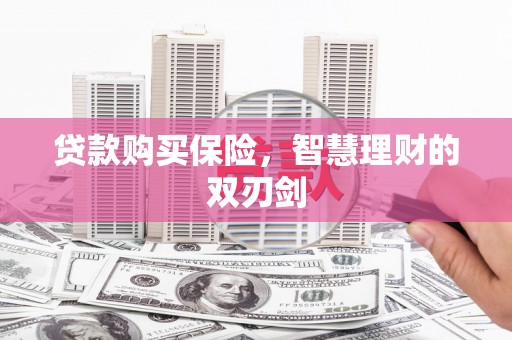 进贤贷款购买保险，智慧理财的双刃剑