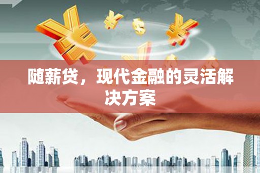 进贤随薪贷，现代金融的灵活解决方案