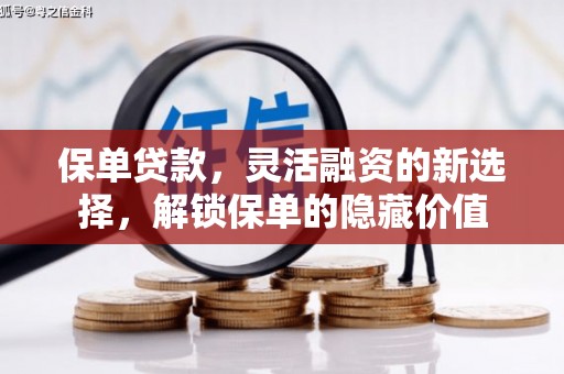 进贤保单贷款，灵活融资的新选择，解锁保单的隐藏价值