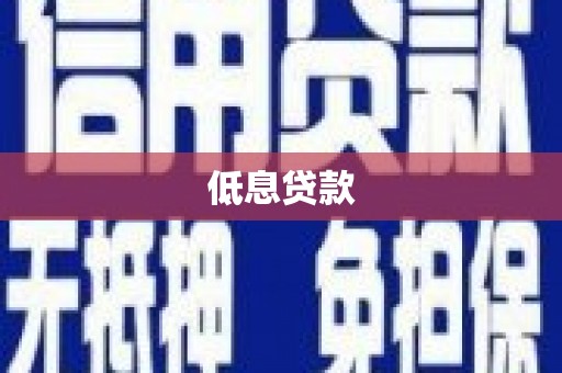 进贤低息贷款