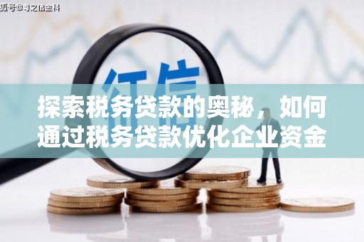 进贤探索税务贷款的奥秘，如何通过税务贷款优化企业资金流