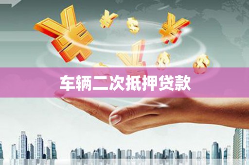 进贤车辆二次抵押贷款