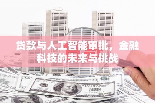 进贤贷款与人工智能审批，金融科技的未来与挑战
