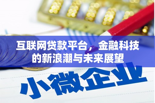 进贤互联网贷款平台，金融科技的新浪潮与未来展望