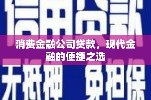 进贤消费金融公司贷款，现代金融的便捷之选