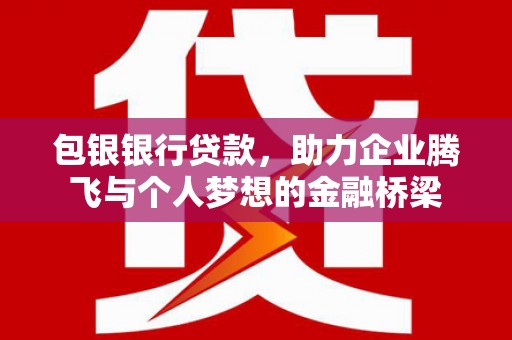 进贤包银银行贷款，助力企业腾飞与个人梦想的金融桥梁