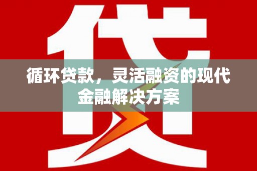 进贤循环贷款，灵活融资的现代金融解决方案