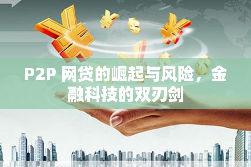 进贤P2P 网贷的崛起与风险，金融科技的双刃剑