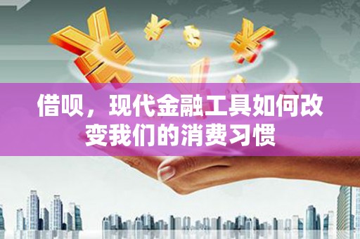 进贤借呗，现代金融工具如何改变我们的消费习惯