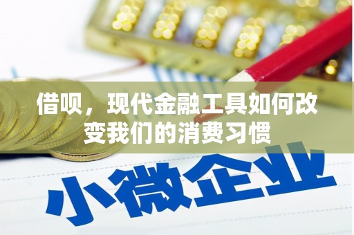 进贤借呗，现代金融工具如何改变我们的消费习惯