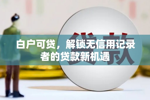 进贤白户可贷，解锁无信用记录者的贷款新机遇