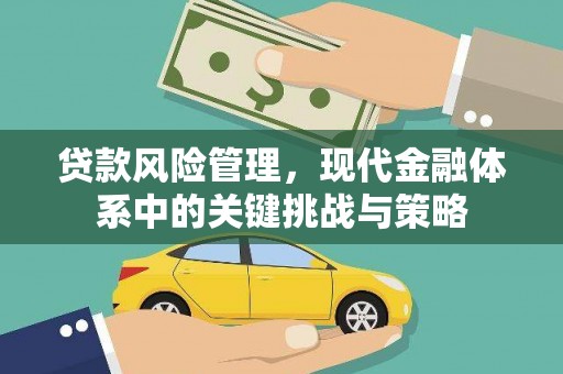 进贤贷款风险管理，现代金融体系中的关键挑战与策略
