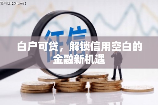 进贤白户可贷，解锁信用空白的金融新机遇