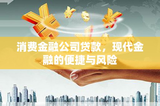 进贤消费金融公司贷款，现代金融的便捷与风险