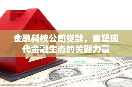 进贤金融科技公司贷款，重塑现代金融生态的关键力量