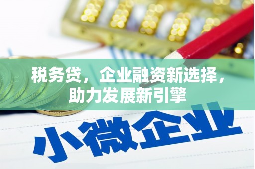 进贤税务贷，企业融资新选择，助力发展新引擎