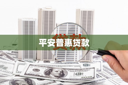 进贤平安普惠贷款