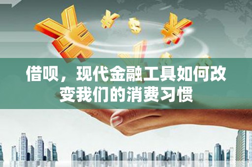 进贤借呗，现代金融工具如何改变我们的消费习惯