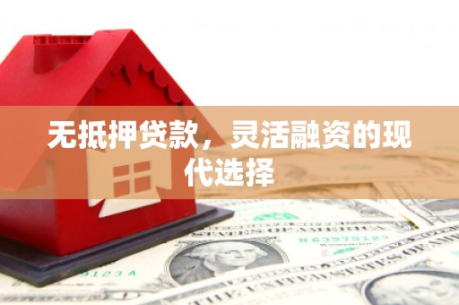 进贤无抵押贷款，灵活融资的现代选择