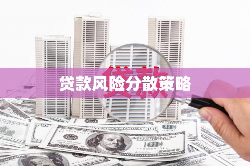 进贤贷款风险分散策略