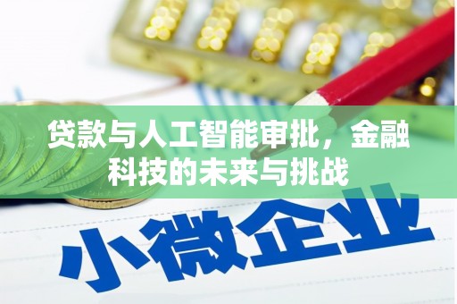进贤贷款与人工智能审批，金融科技的未来与挑战