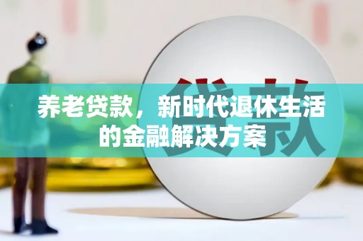 进贤养老贷款，新时代退休生活的金融解决方案