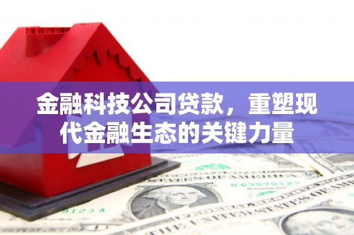 进贤金融科技公司贷款，重塑现代金融生态的关键力量