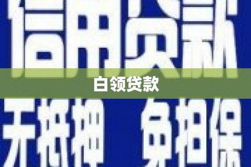 进贤白领贷款