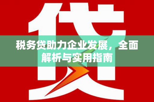 进贤税务贷助力企业发展，全面解析与实用指南