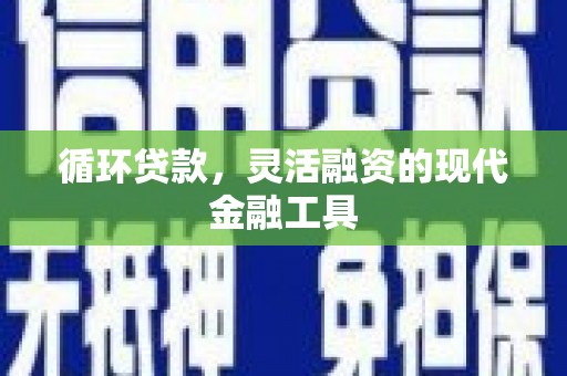进贤循环贷款，灵活融资的现代金融工具