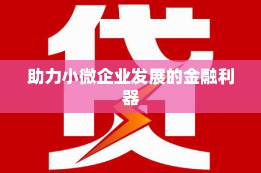 进贤助力小微企业发展的金融利器